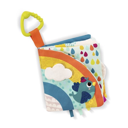 Libro interactivo de tela rainbow B. Toys