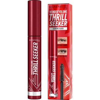 RIMMEL London Wimperntusche Wonder Volume Thrill Seeker - Extreme black