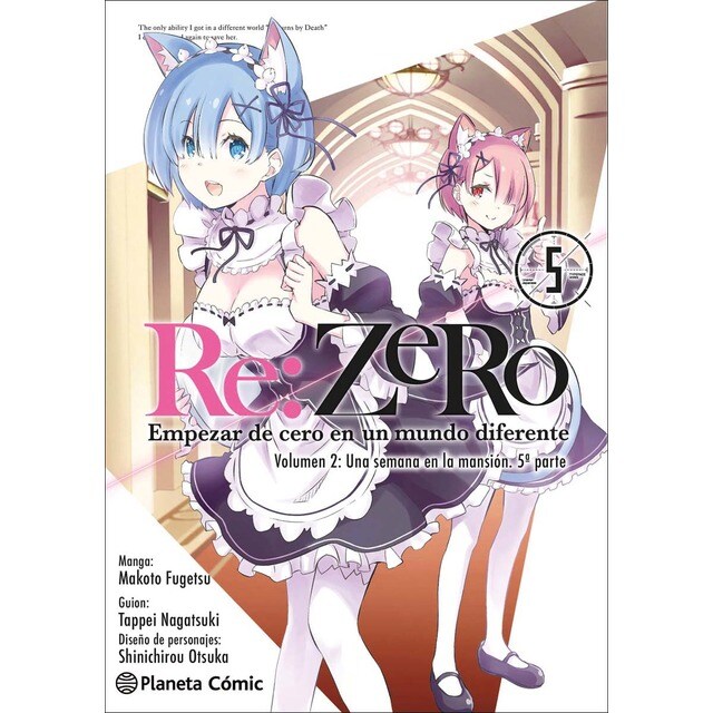 Re:Zero Chapter 2 nº 05/05: Empezar de cero en un mundo diferente. Volumen 2: Una semana en la mansión. 5ª parte (Tapa blanda con sobrecubierta)