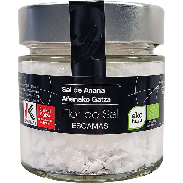 flor de sal en escamas ecológica tarro 120 g