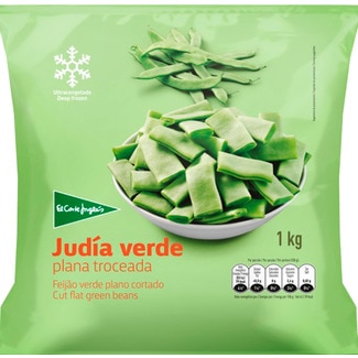 El Corte Inglés Feijão Verde Plano Cortado embalagem 1 kg