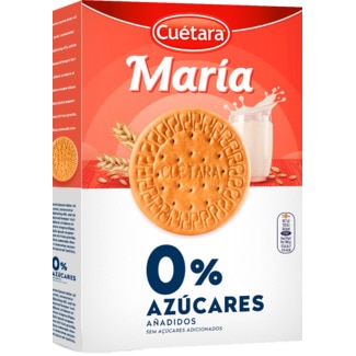 Cuétara Bolacha Maria 0% Açúcar embalagem 400 g