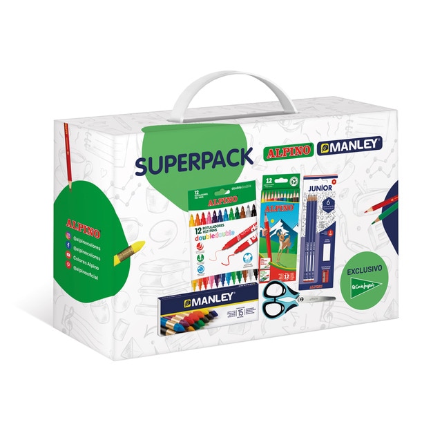 Pack ahorro 2 escolar Vuelta al Cole Alpino.