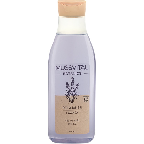 Botanics relaxing pH 5.5 bath gel with Lavender flask 750 ml