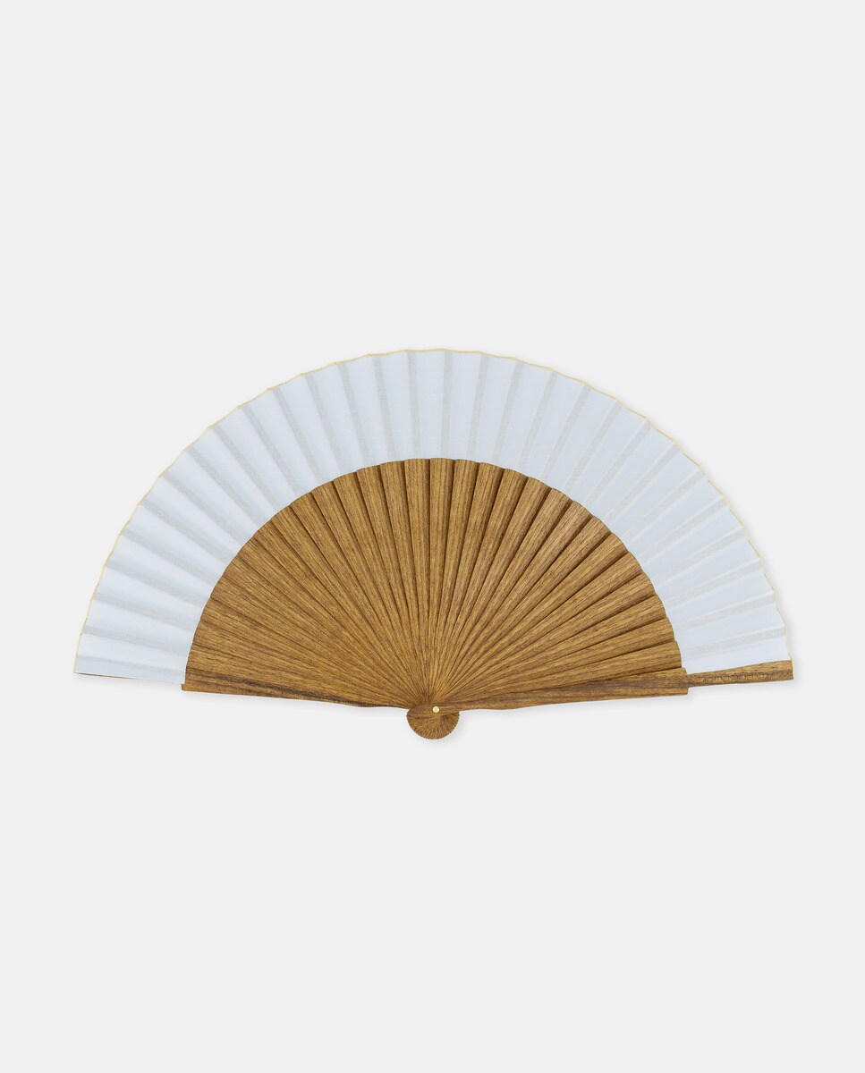 Folgado Romeu - Abanico madera liso.