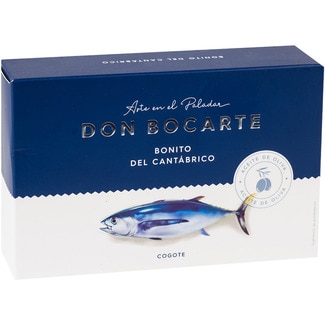 DON BOCARTE cogote laminado de bonito del norte en aceite de oliva lata 350 g