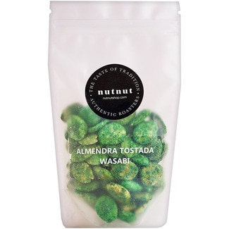 NUTNUT almendra tostada con wasabi bolsa 150 g