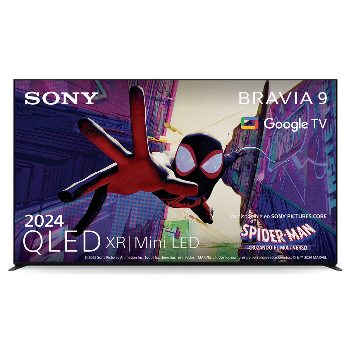 Sony - TV 85' Sony BRAVIA 9 85XR90 Mini LED, 4K HDR, Google TV, Smart TV, Funciones para PS5, IMAX Enhanced, Dolby Vision Atmos, Chromecast, AirPlay.