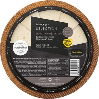 EL CORTE INGLES Kastilischer Schafskäse aus reiner Schafsrohmilch ungefähres Gewicht Stück 3,1 kg
