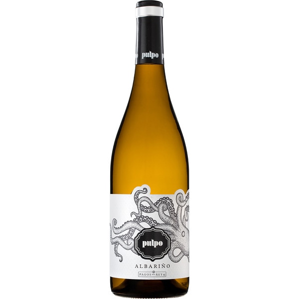 Weißwein Albariño Ursprungsbezeichnung Rías Baixas Flasche 75 cl