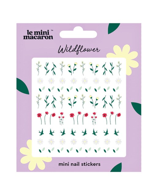 Le Mini Macaron – Mini Pegatinas de uñas Wildflower Le Mini Macaron.