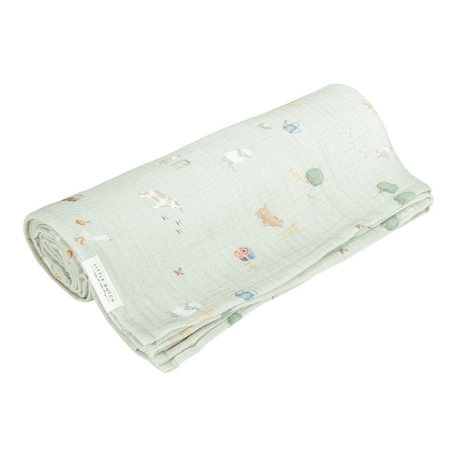 Muselina Little Dutch Little Farm 120 x 120