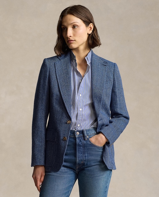 Blazer de mujer con solapas y botones
