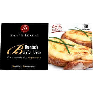 SANTA TERESA cod brandade with EVOO no additives gluten-free container 170 g