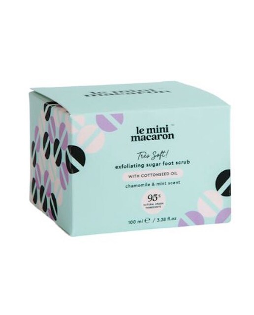 Le Mini Macaron – Exfoliante de azúcar para pies Très Soft Le Mini Macaron.