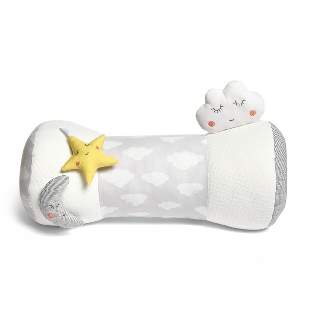 Cojín posicionador para bebé Mamas & Papas gris/blanco