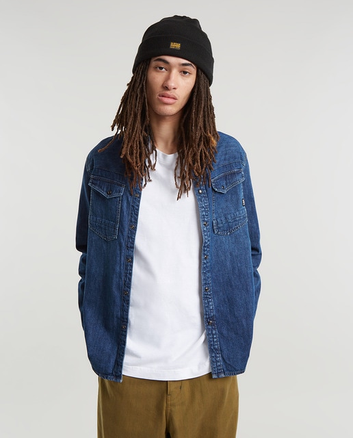 G-Star - Camisa Slim Denim de hombre de corte ajustado.