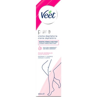 Veet Depilatório em Creme Pele Normal embalagem 200 ml
