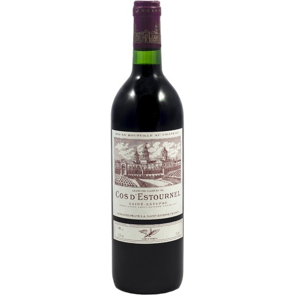 AOC Saint Estéphe red wine from Bordeaux, France bottle 75 cl