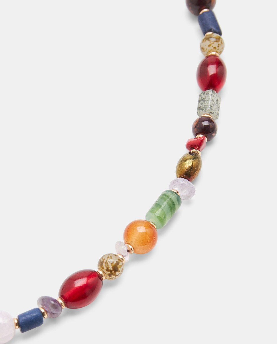 Colar com pedras 390 Ouro-2
