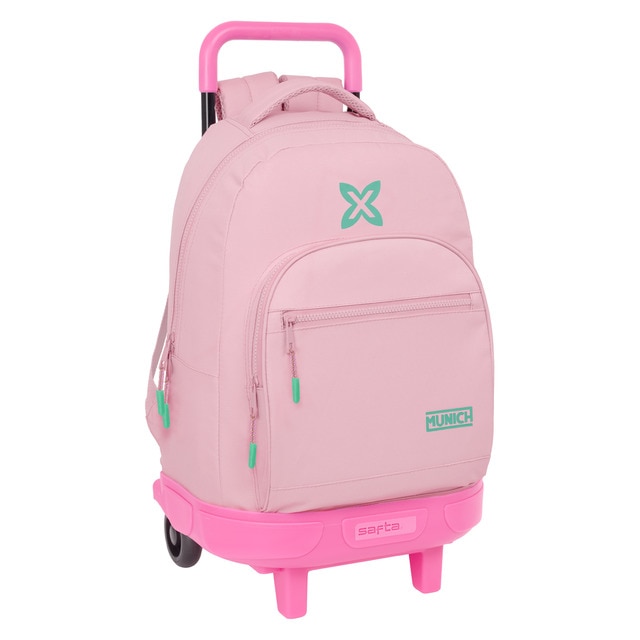 Mochila grande con ruedas compact extraible Munich rosa Munich El Corte Ingles