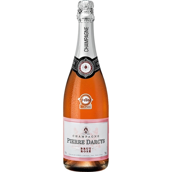 brut rosé champagne bottle 75 cl