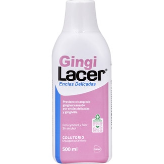 LACER Gingilacer enjuague bucal diario previene el sangrado causado por gingivitis frasco 500 ml