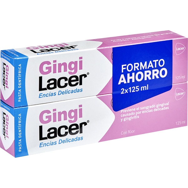 Gingilacer toothpaste prevents gum bleeding, with fluoride 125+125 ml