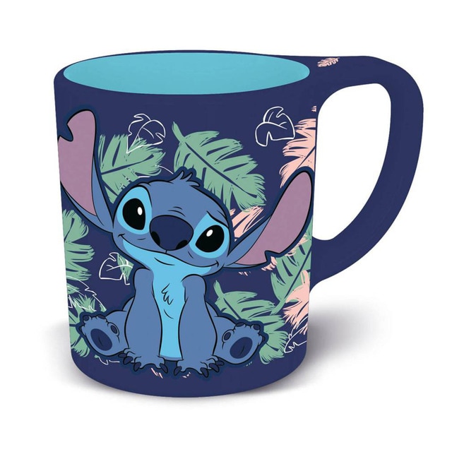 Taza Stitch Ohana antivuelco Lilo y Stitch Disney Stor