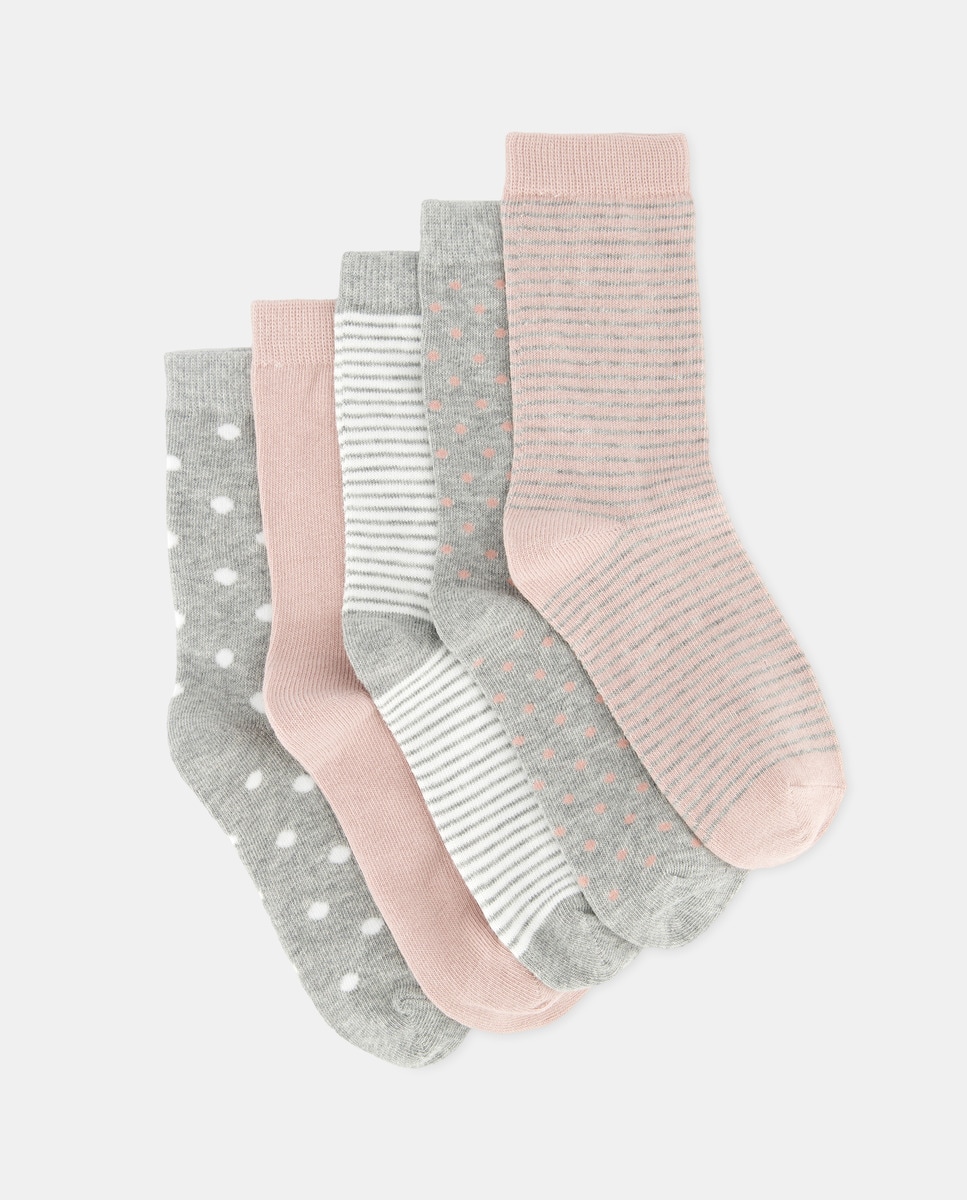 Imagen 0 de Pack de 5 calcetines infantiles con estampado