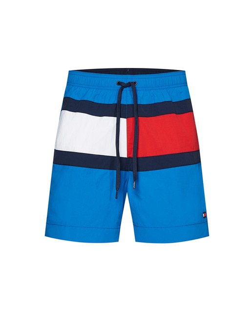 Bañador bermuda de hombre estampado azul