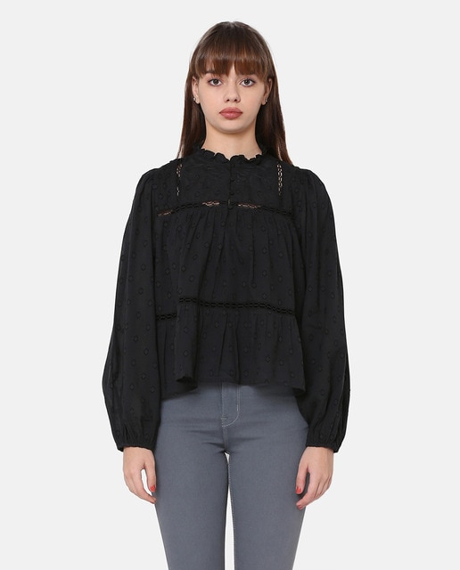 Blusa de mujer de manga larga