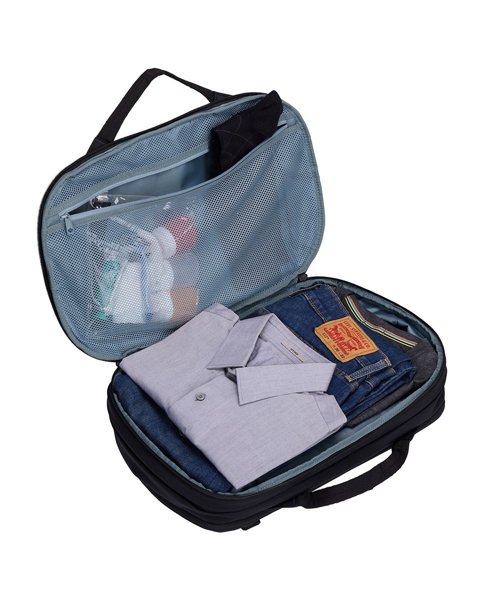 Saco de Viagem Híbrido 15L Nylon e Poliéster - Preto Preto-5