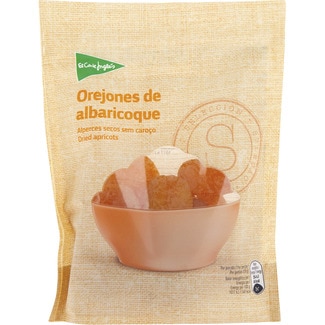 EL CORTE INGLES orejones de albaricoque bolsa 195 g