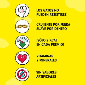Snacks para gatos rellenos con sabor a hierba gatera envase 60 g - Catisfactions