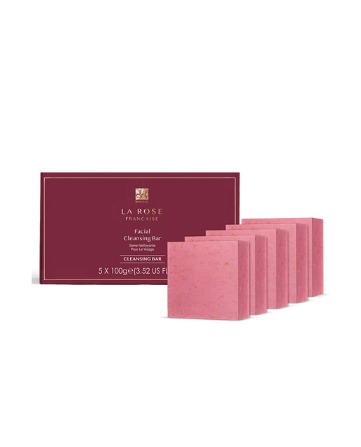 Barra Limpiadora Facial La Rose Française (Pack de 5) 100g x 5