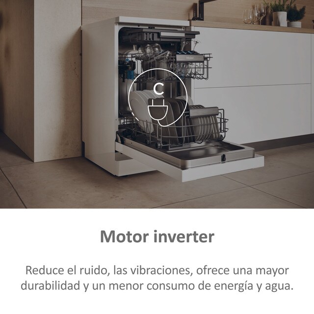 Thumbnail 6 de Haier XF1C3TB1FW lavavajillas 11 servicios, 45 cm