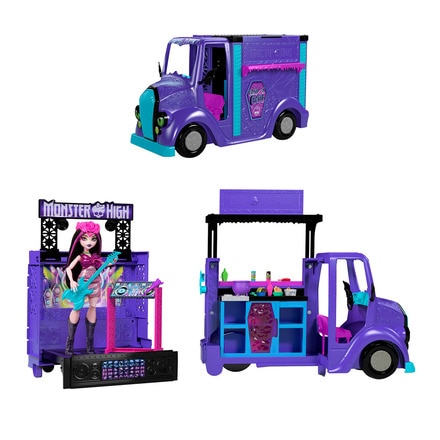 Muñeca Draculaura con food truck Monster High
