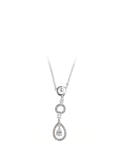 Collar lágrimas plata