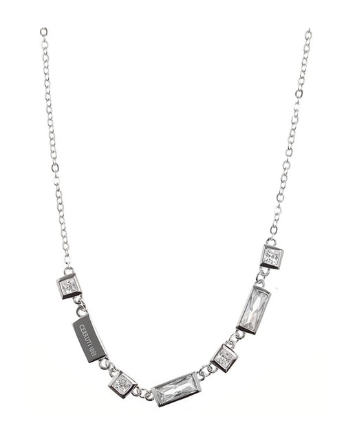 Collar formas geométricas plata
