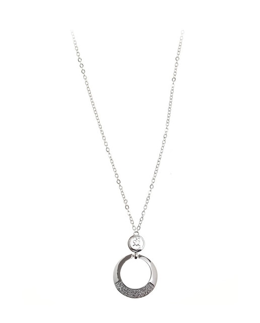 Collar circonitas plata