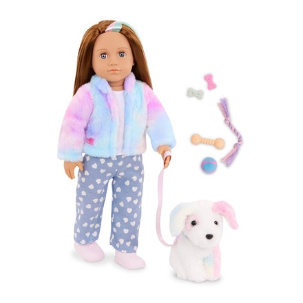 Muñeca Skylar con perrito 