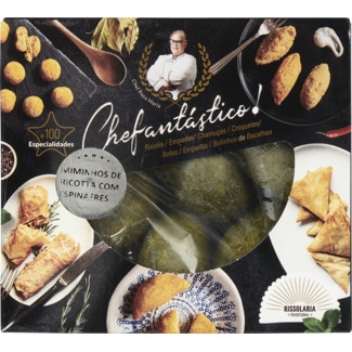 Rissolaria Tradicional Miminhos de Ricotta com Espinafres embalagem 300 g