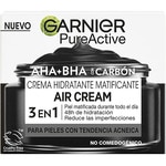 Pure Active mattierende Feuchtigkeitscreme für den Tag mit AHA+BHA und Kohle Schale 50 ml für zu Akne neigende Haut