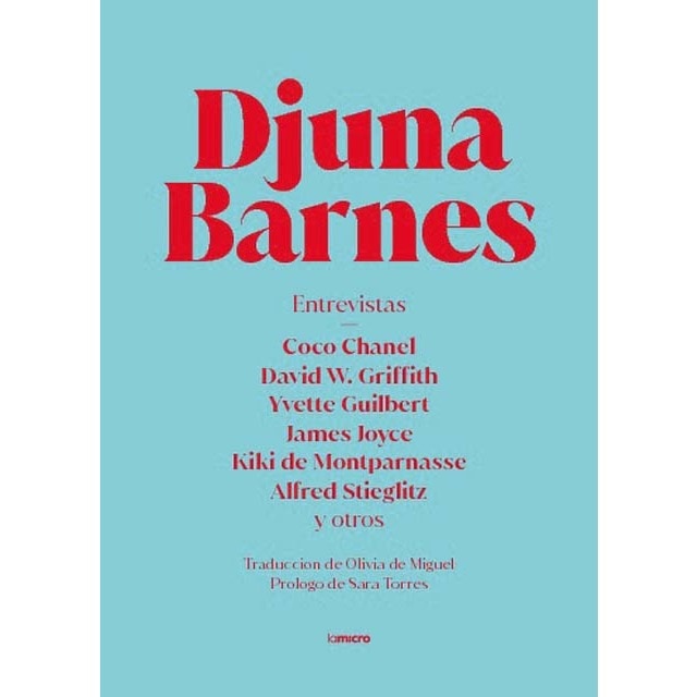 Imagem 0 de Entrevistas. Djuna Barnes: Coco Chanel, David w. Griffith, Yvette Guilbert, James Joyce