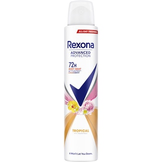 REXONA Advanced Protection desodorante Tropical 72h spray 200 ml