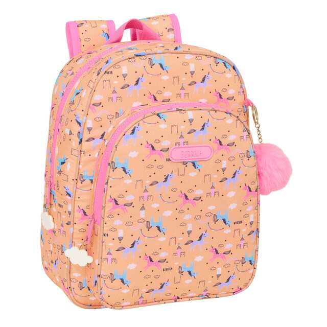 Mochila infantil adaptable a carro Berreca Safta multicolor.
