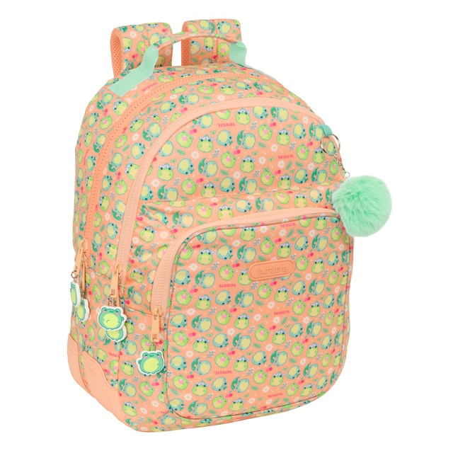 Mochila doble adaptable a carro Patricye Safta multicolor.