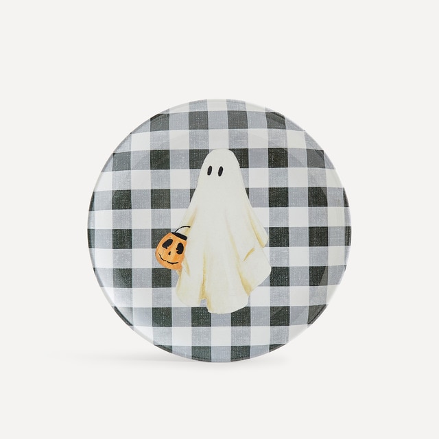 Plato de postre de melamina Halloween Vichy El Corte Inglés
