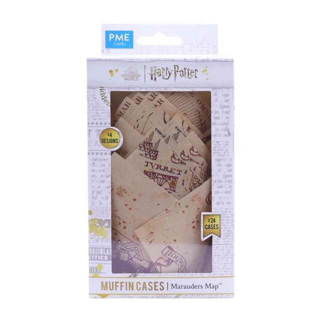 Tulipa muffin Mapa Merodeador Harry Potter.